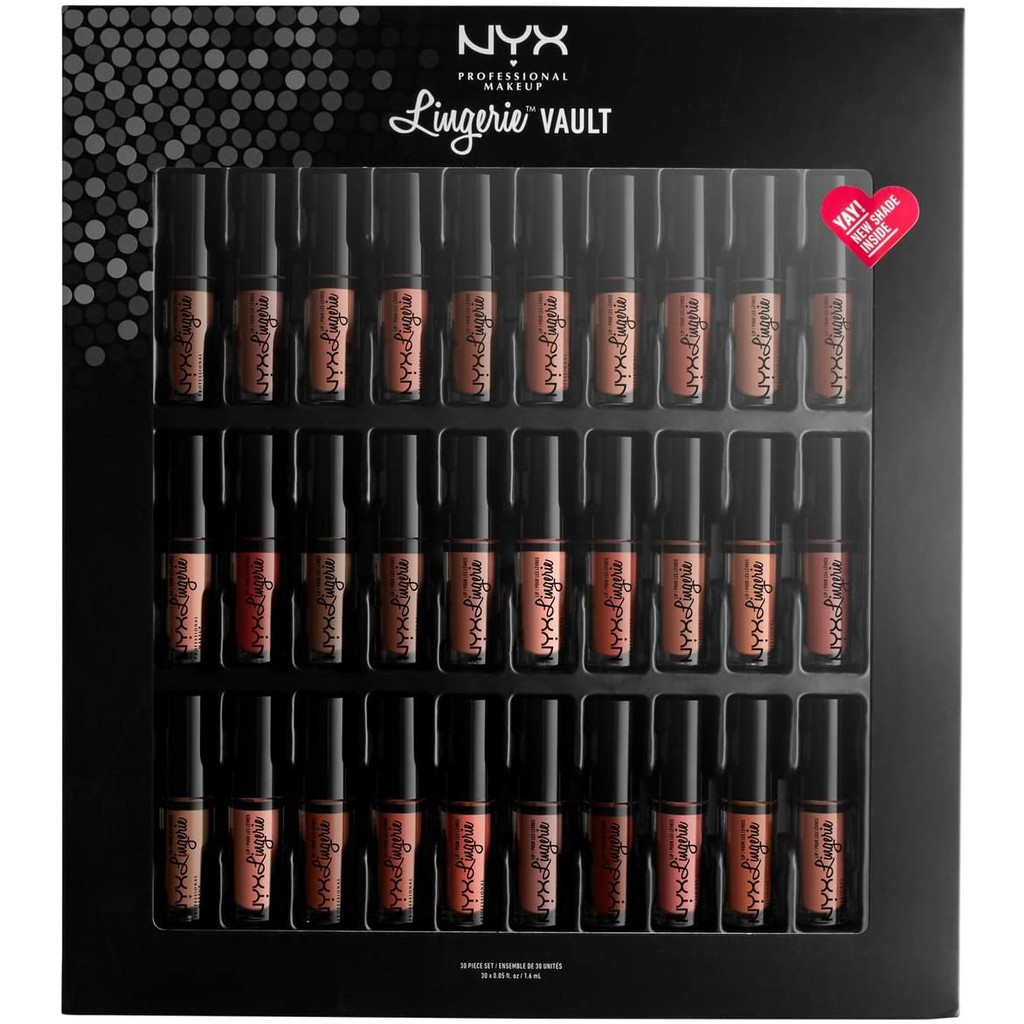 Son kem lì NYX Professional Makeup Lingerie Liquid Matte Lipstick thỏi mini nhiều màu lựa chọn