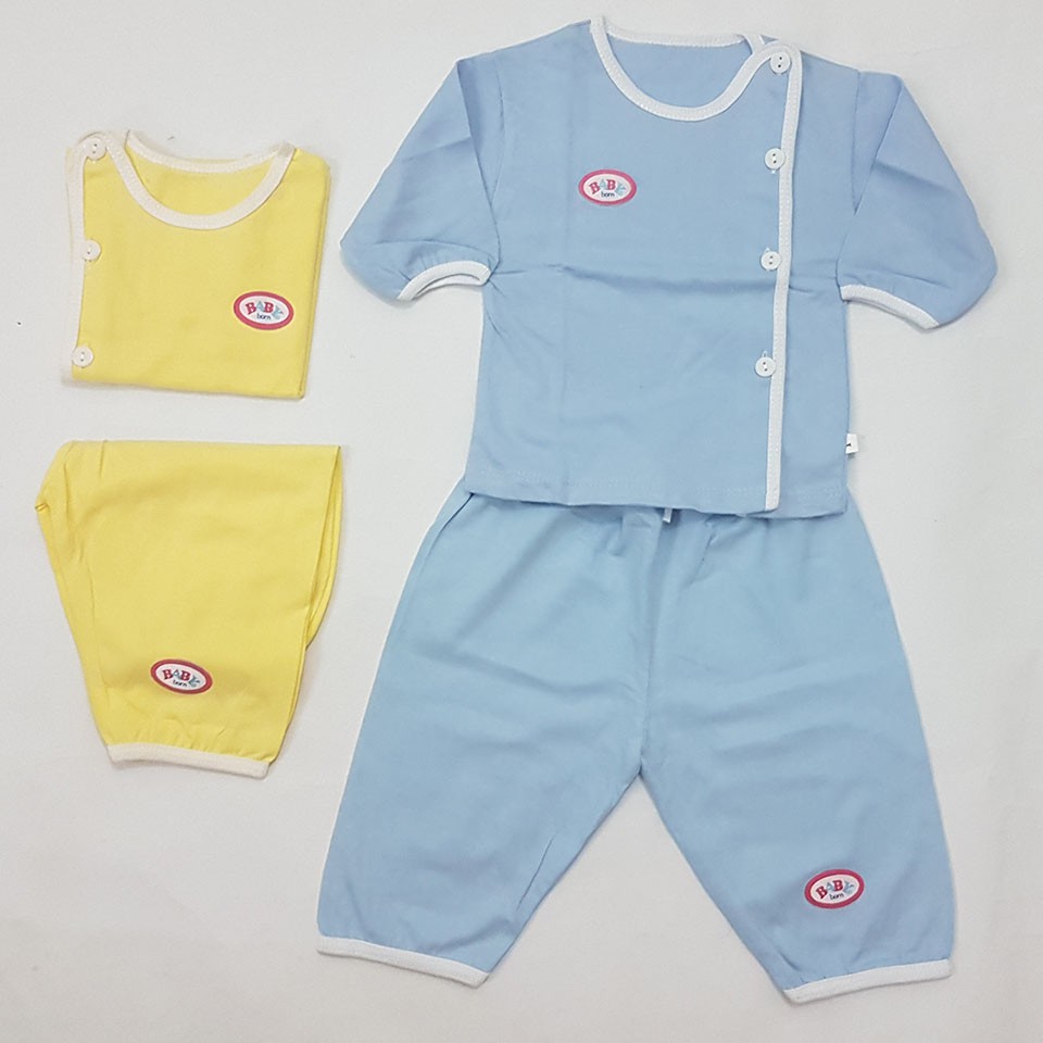 COMBO 1 BỘ BABY BORN, VẢI COTTON