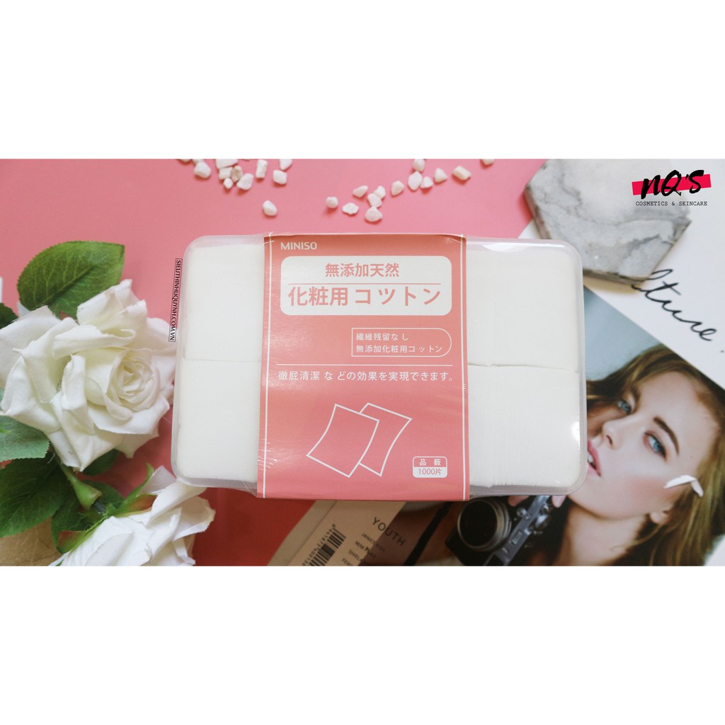 Bông tẩy trang miniso