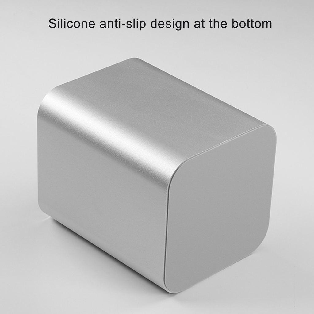 Hộp đựng bút bằng kim loại nhôm hình vuông siêu bền tiện lợi