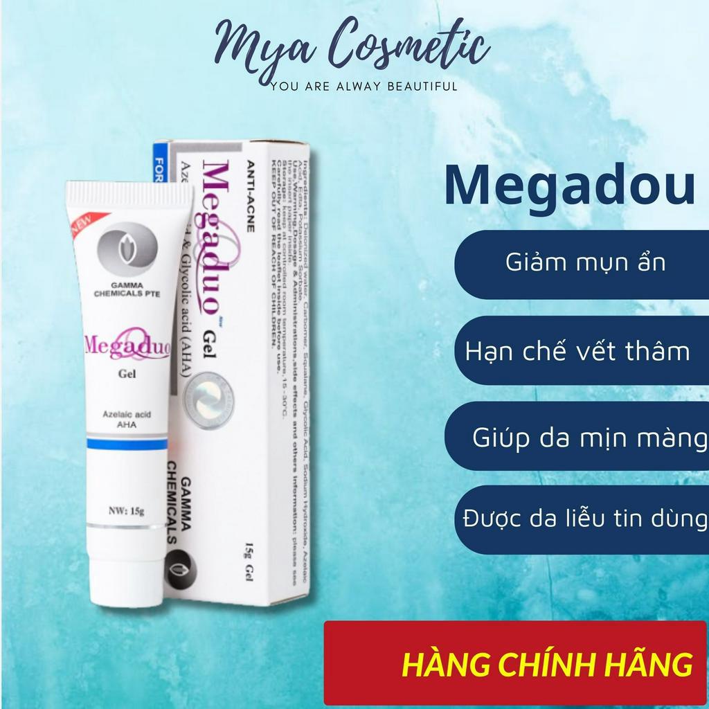 Gel giảm mụn ẩn và thâm Gamma Megaduo Gel tuýp 15gr