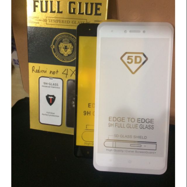 Kính cường lực Full màn cao cấp cho Xiaomi Red Mi Note4X.