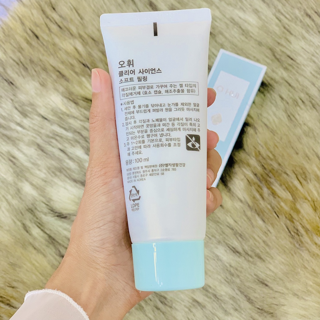 (HÀNG CHÍNH HÃNG CÓ TEM) TẨY DA CHẾT OHUI CLEAR SCIENCE SOFT PEELING 100ML