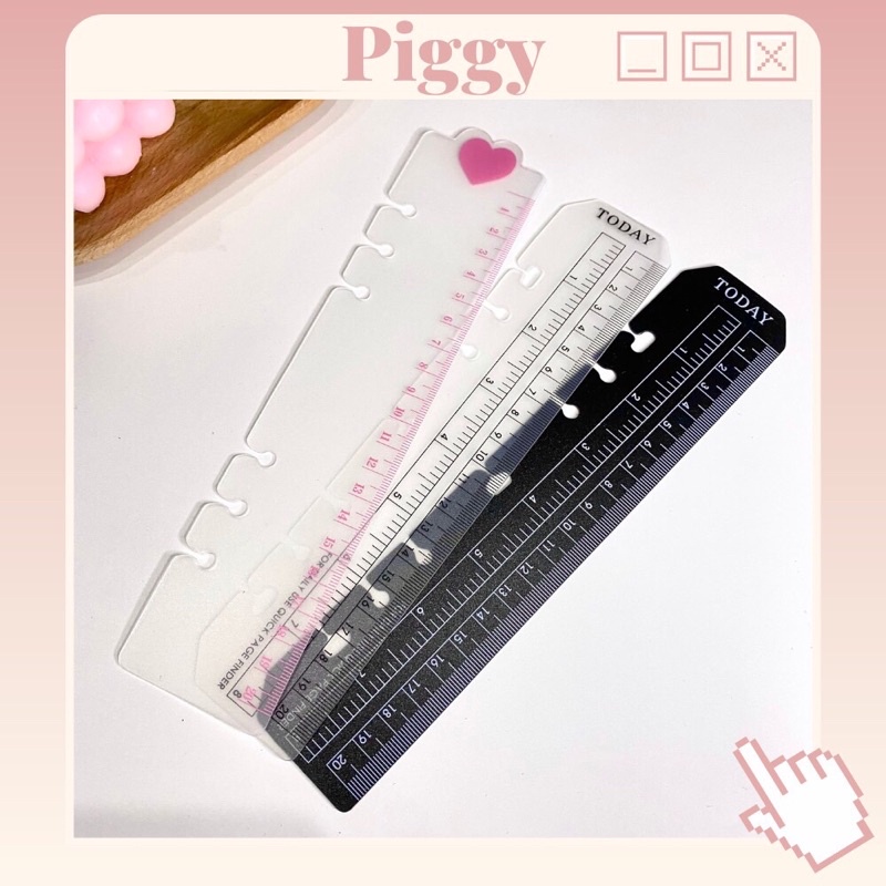 Thước kẻ gắn sổ còng phụ kiện binder A5