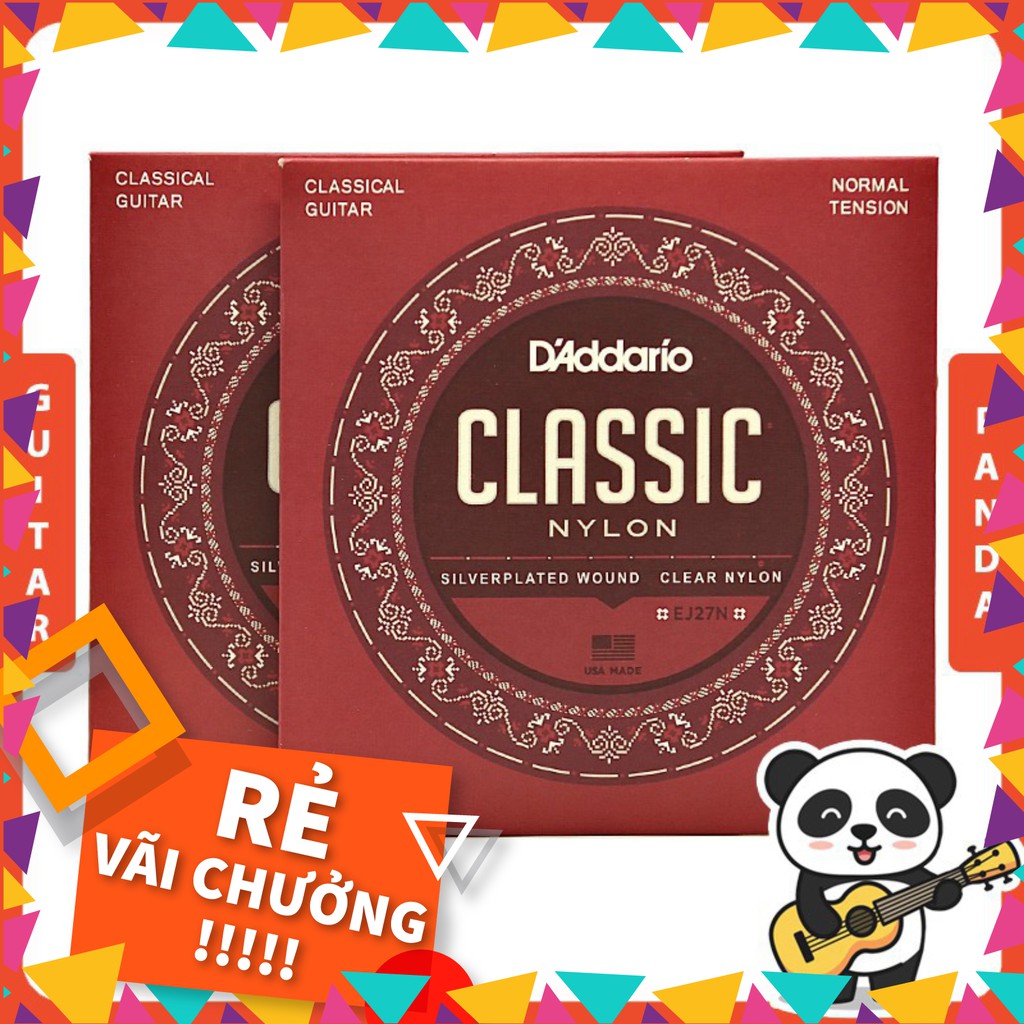 Dây Đàn Guitar Classic D'Addario EJ27N [Size Normal] Siêu Rẻ