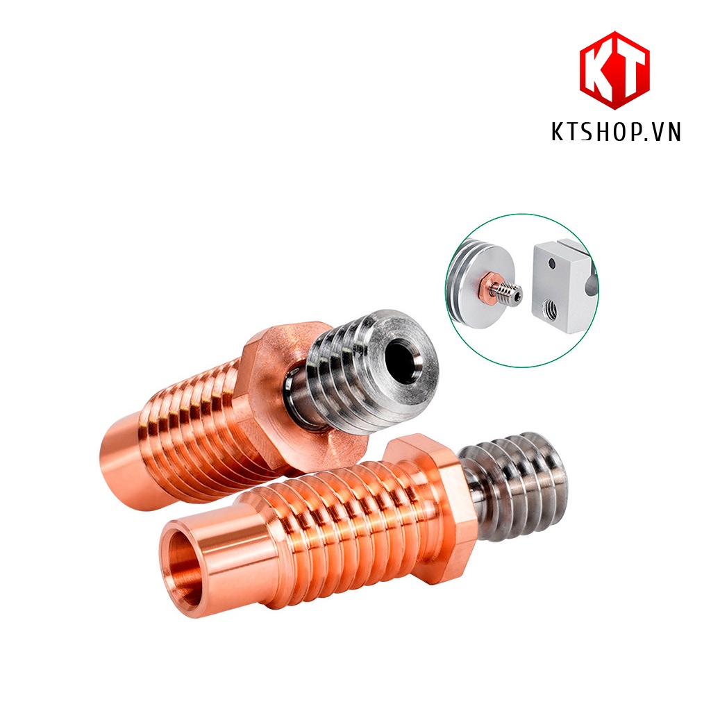 Lõi Dẫn Nhựa Bi Metal Cho Bộ Đầu Phun E3D V6
