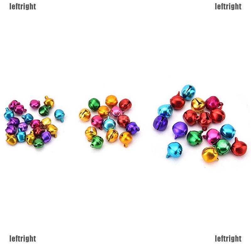 Set 100 Chuông Nhỏ Nhiều Màu Sắc Kích Thước 6 / 8mm