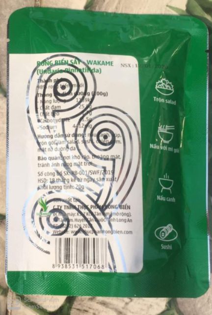 Rong biển sấy Wakame 20g | BigBuy360 - bigbuy360.vn