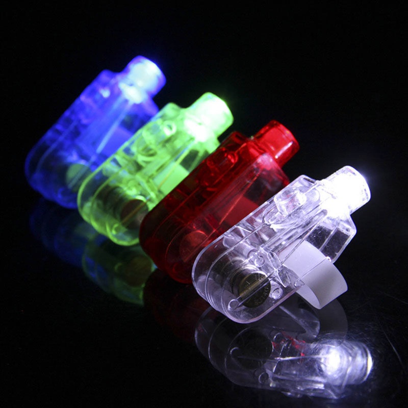 Set 5 Đèn Đeo Ngón Tay Siêu Sáng / Rực Rỡ / Bắt Sáng Ma Thuật Dùng Để Biểu Diễn Quán Bar / Tiệc Tùng