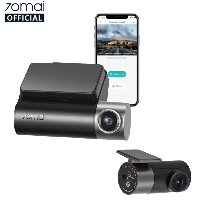 Camera hành trình ô tô Xiaomi 70mai, bản Quốc Tế cao cấp A500S