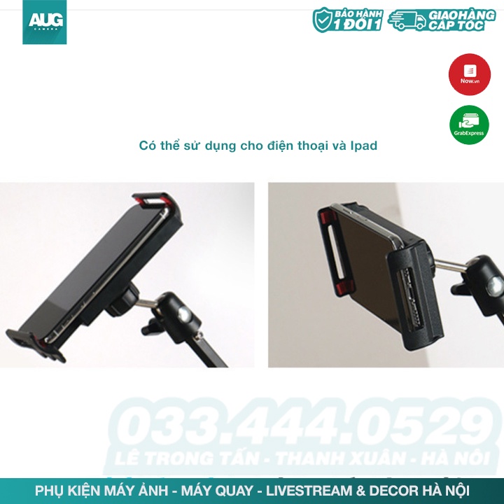 Giá Đỡ Điện Thoại,Kẹp Ipad Xem Phim Kẹp Đầu Giường, Bàn - AUG Camera Hà Nội