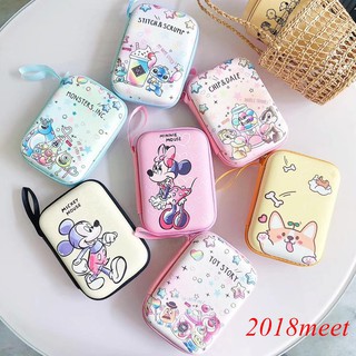Dễ Thương Túi Đựng Tai Nghe / Dây Cáp Sạc Kiểu Hoạt Hình Disney Đáng Yêu