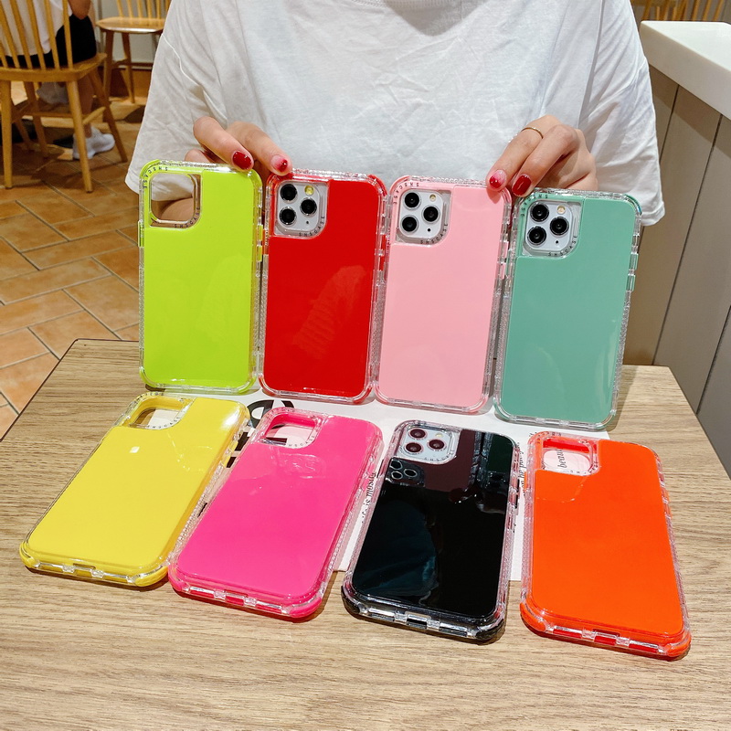 Ốp Điện Thoại Silicon Chống Sốc 3 Trong 1 Cho iPhone 14 13 12 11 Pro Max XS XR XS Max 7 8 Plus