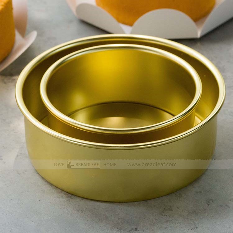 Khuôn Nhôm Vàng 8&quot; Đế Rời Breadleaf