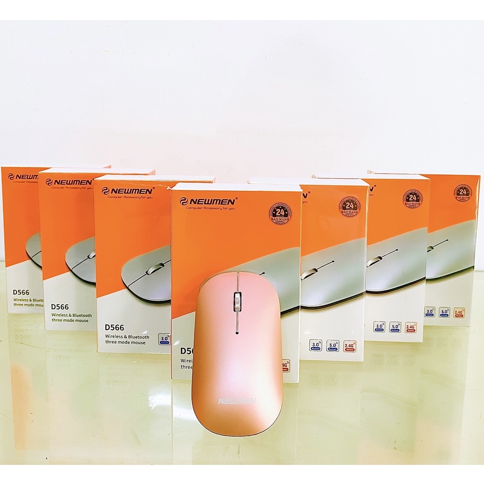 Chuột máy tính không dây kết nối đa chế độ Newmen Dual Mode D566