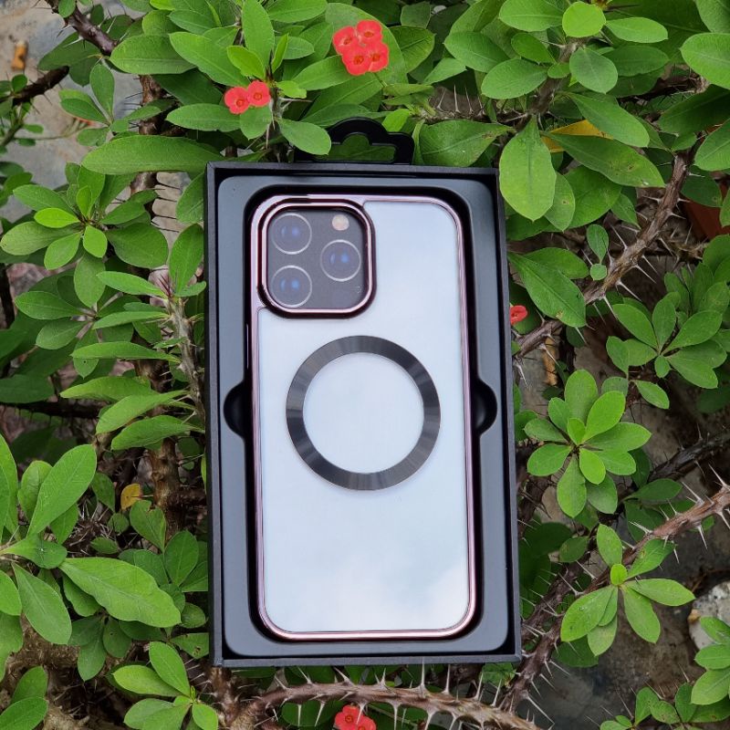 Ốp lưng ToTu hỗ trợ sạc cho iphone 14 pro max , 14 pro , 14 viền màu sang chảnh