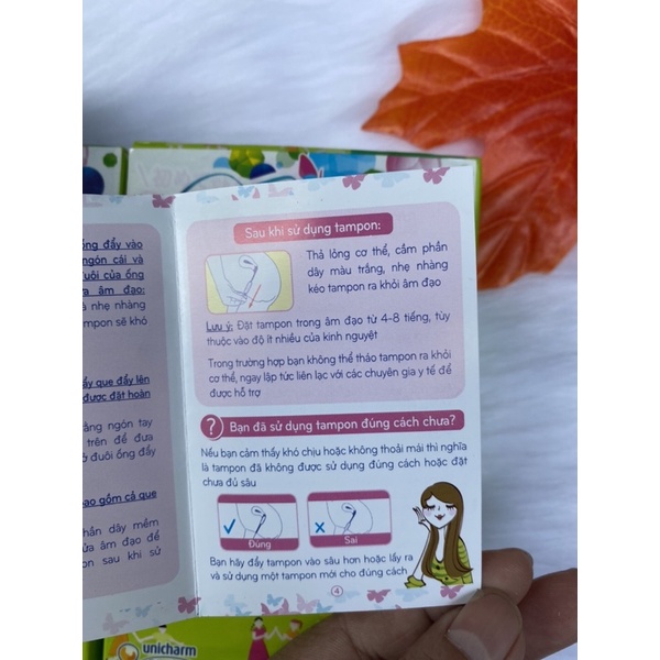 Băng Vệ Sinh Siêu Thấm Nhật Bản Sofy Tampon Supper Gói 9 Miếng