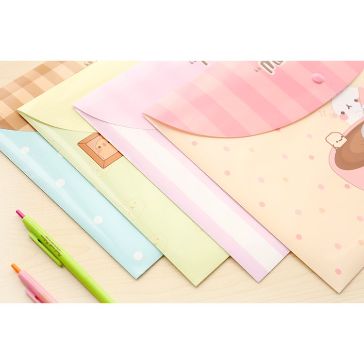 Túi đựng tài liệu size A4 mẫu Molang