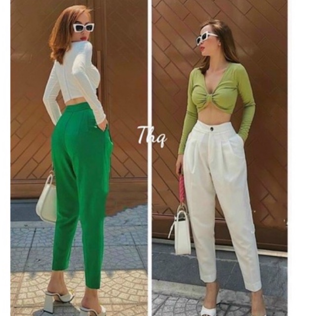 Áo croptop nơ ngực sexy cá tính