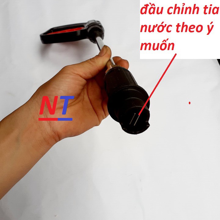 Súng cao áp cho máy rửa xe ren 22 - 14 có thân nối dài ( cò đỏ dài )