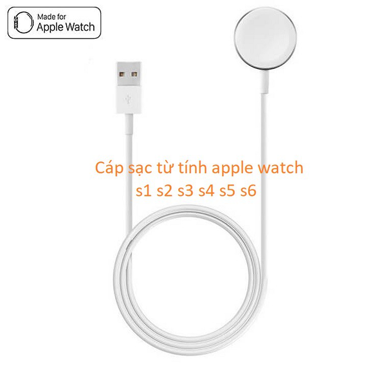 Cáp Sạc không dây apple watch series 1-2-3-4-5-6 Hàng tiêu chuẩn apple