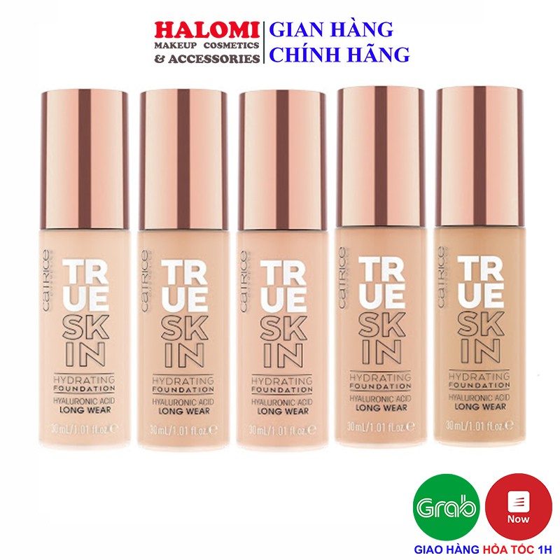 Kem nền dưỡng ẩm Catrice True Skin Hydrating Foundation che phủ hoàn hảo | BigBuy360 - bigbuy360.vn