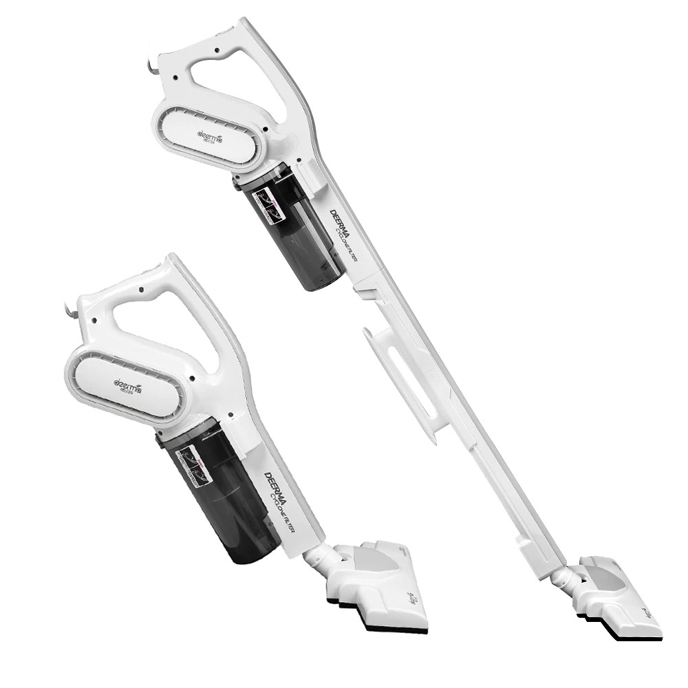 Máy hút bụi cầm tay Deerma Dx700 thẳng đứng 2 trong 1 với hộp chứa bụi công suất lớn ba bộ lọc độ ồn thấp