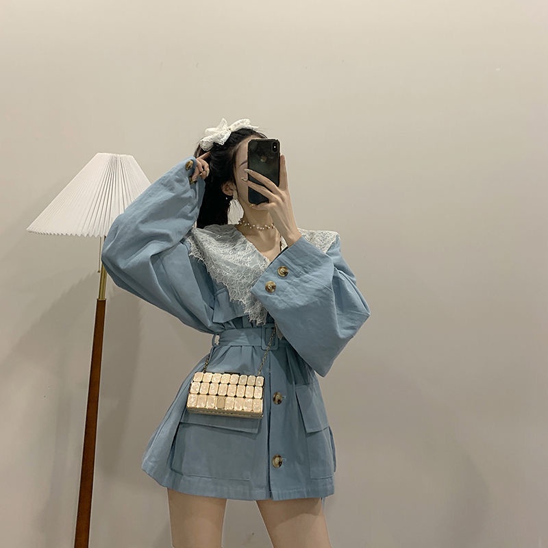 Áo khoác cao bồi giả mùa xuân 2020 phong cách mới cho nữ