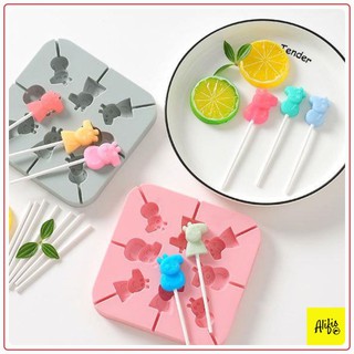 Khuôn silicon làm kẹo mút hình xinh xắn