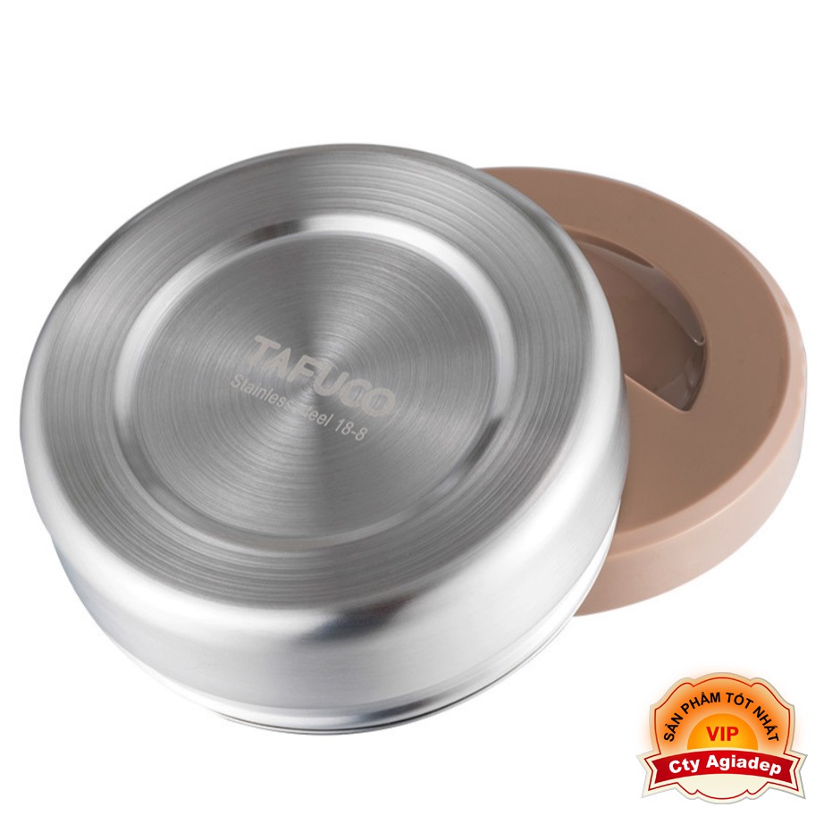 Hộp cơm giữ nhiệt siêu xịn 4 tầng 2 Lớp chân không Hàng hiệu Nhật Bản Tafuco - Loại to 2.3L