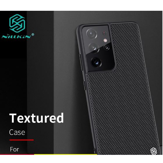 Ốp lưng Nillkin vải Textured cho Samsung Galaxy S21 Plus/ S21+ S21 Ultra Chống sốc, vân tay chính hãng