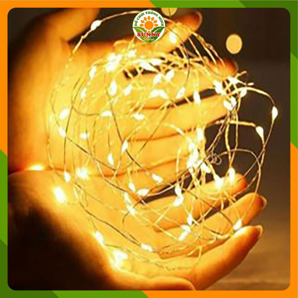 Dây led nháy đèn đom đóm chớp nháy dùng pin 1m - Trang trí đồ trưng bày