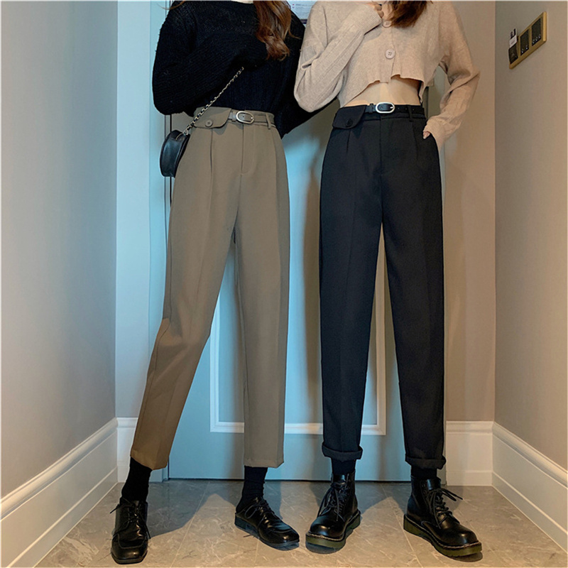 Quần Dài Lưng Cao Ống Đứng Thời Trang Thanh Lịch Cho Nữ | BigBuy360 - bigbuy360.vn