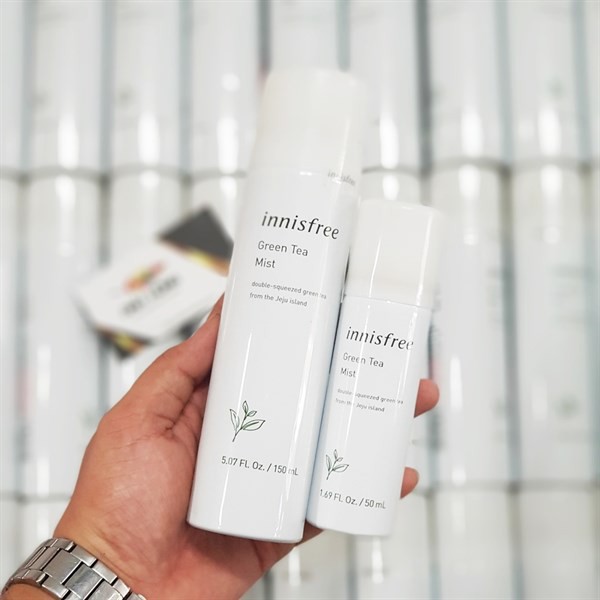 (Mẫu 2019) Xịt khoáng INNISFREE GREEN TEA MIST