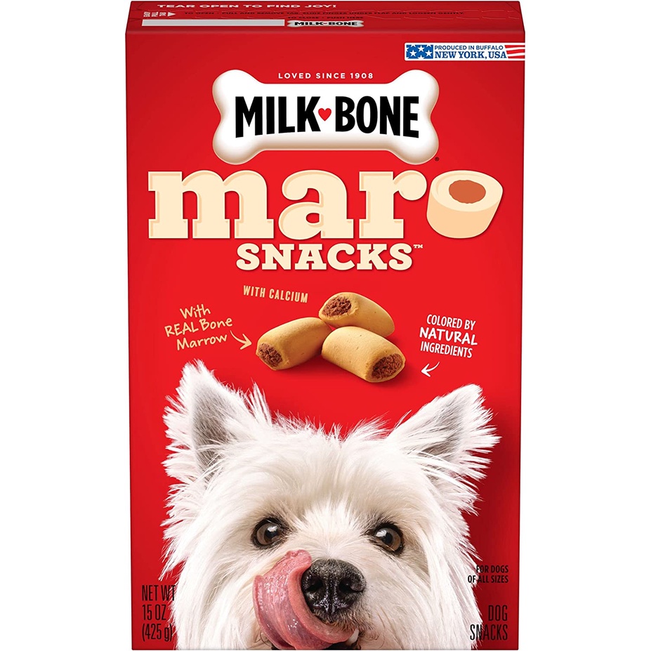 Bánh thưởng Milk Bone Maro bổ sung canxi cho cún