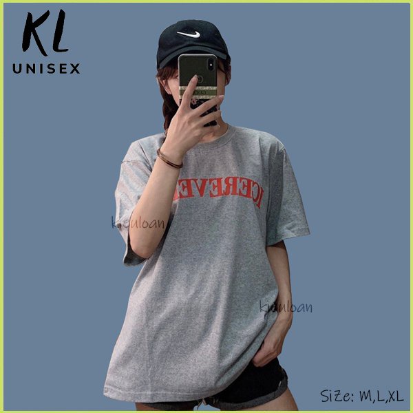 Áo thun phông logo tay Full size WALLEY 1871 Unisex From rộng KL Unisex