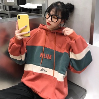 Áo hoodie NUM chất nỉ bông dày dặn