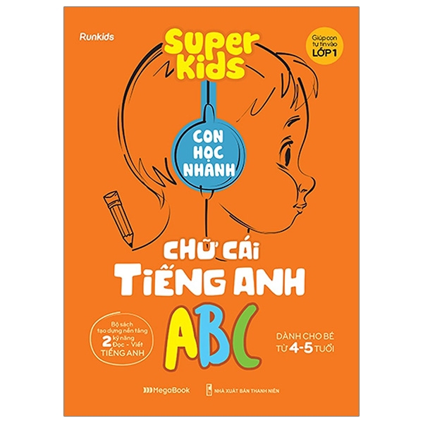 Sách - Super Kids Con Học Nhanh Chữ Cái Tiếng Anh Abc