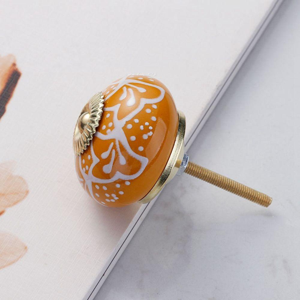 Tay Nắm Cửa Tủ Hình Tròn Bằng Gốm Sứ Tiện Dụng Cho Nhà Bếp