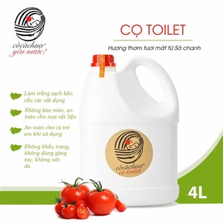 NƯỚC CỌ TOILET HỮU CƠ CÔ CÀ CHUA CAN 4 LÍT. MIỄN PHÍ SHIP ĐẾN 70K