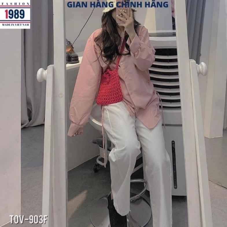 🥰🥰ÁO SM CỔ ĐỨC RÚT EO DÀI TAY _v3tshop