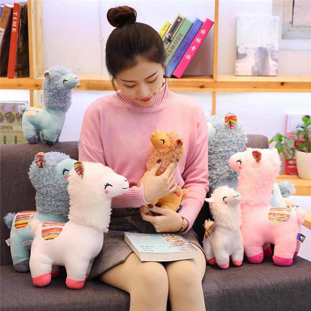 BEBETTERM Thú Nhồi Bông Hình Lạc Đà Alpaca Kích Thước 25 / 35cm