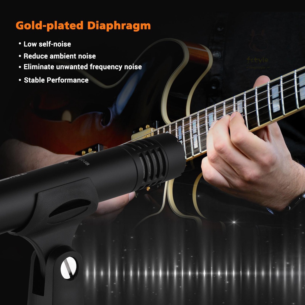 Micro Thu Âm Chuyên Nghiệp Takstar Cm-63 Xlr 48v