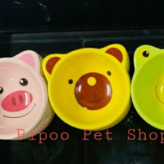 Chén ăn sứ hình thú cho Hamster