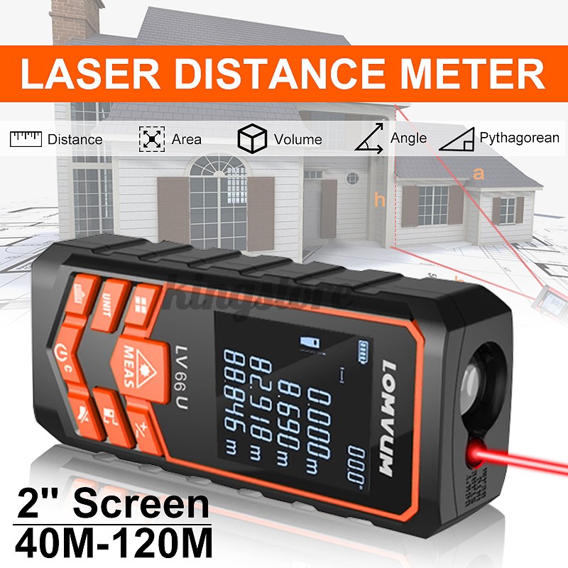Máy đo khoảng cách bằng laser LOMVUM Máy đo khoảng cách mức tự động 66U Máy đo khoảng cách bằng điện tử Máy đo khoảng cách bằng laser