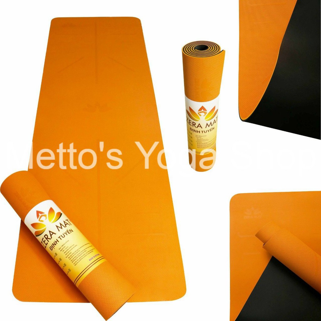 [MUA 1 TẶNG 1] THẢM YOGA ZERA MAT 2 LỚP 6MM TPE + DÂY TẬP YOGA |Hàng Việt Nam|Mettoyogashop|NEW SALE