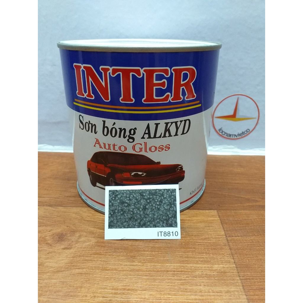 SƠN VÂN BÔNG INTER HOA VĂN MÀU ĐEN 8810_ 900g