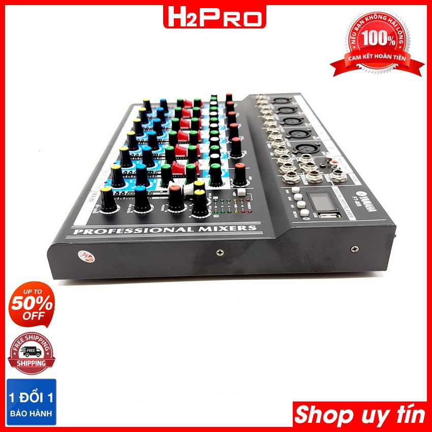 Mixer F7-MB có bluetooth, chất âm hay, Mixer karaoke chống hú tuyệt đối cho dàn nhạc gia đình