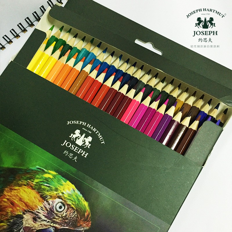 Hộp bút chì màu khô cao cấp COLOR PENCIL JOSEPH 36/48/72 màu hộp giấy