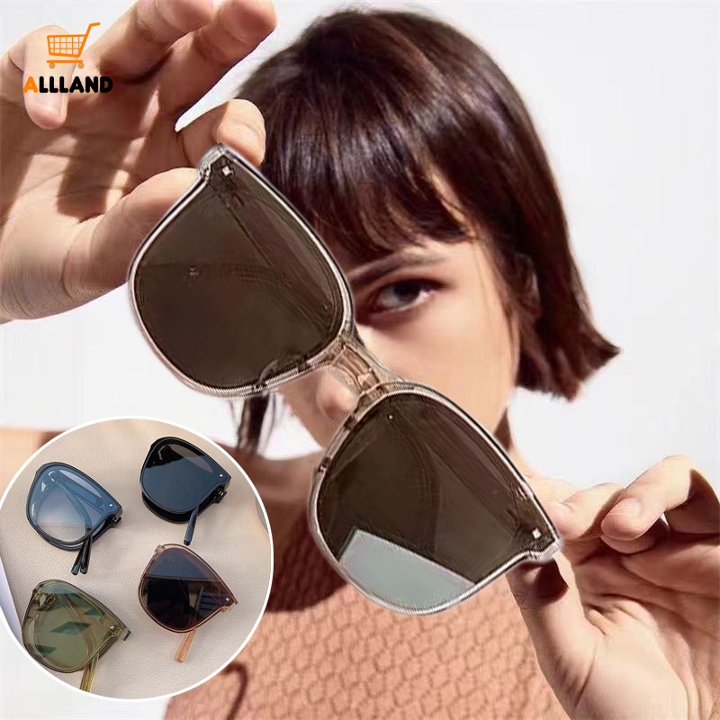 Kính Mát Phân Cực Tròng Tròn Trong Suốt Chống Tia UV400 Phong Cách Vintage